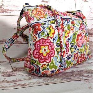 Vera Bradley Hope Garden Floral Print 2 Strap Purse/Bag